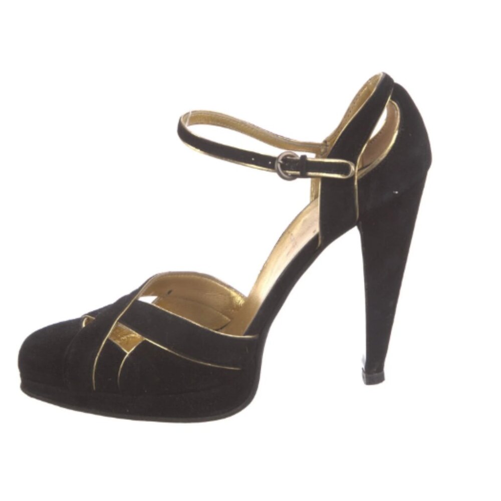 Miu Miu Suede D'Orsay Pumps Women's 7.5 | IT 37.5